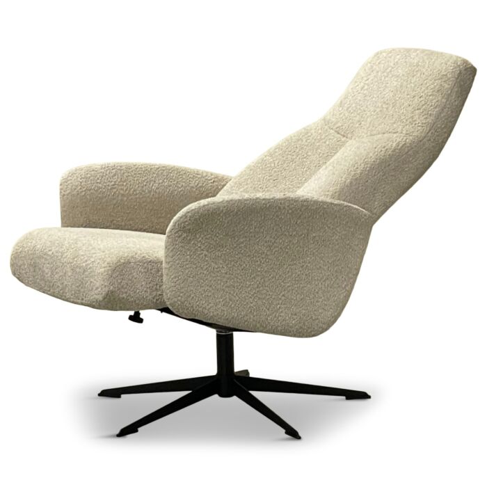 Fauteuil Rick Beige Bouclé