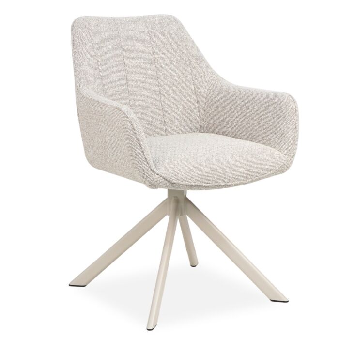 Eetkamerstoel Lisbon Beige Frame Taupe