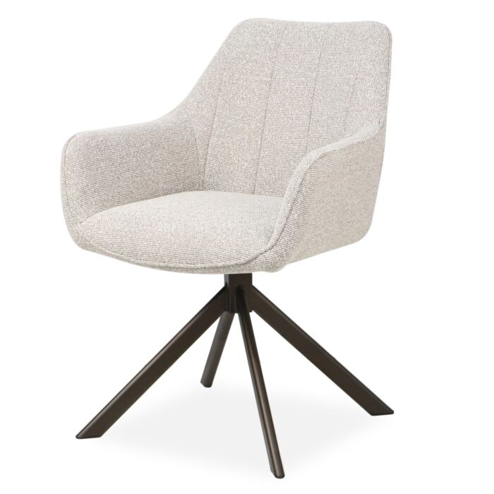 Eetkamerstoel Lisbon Beige Frame Taupe