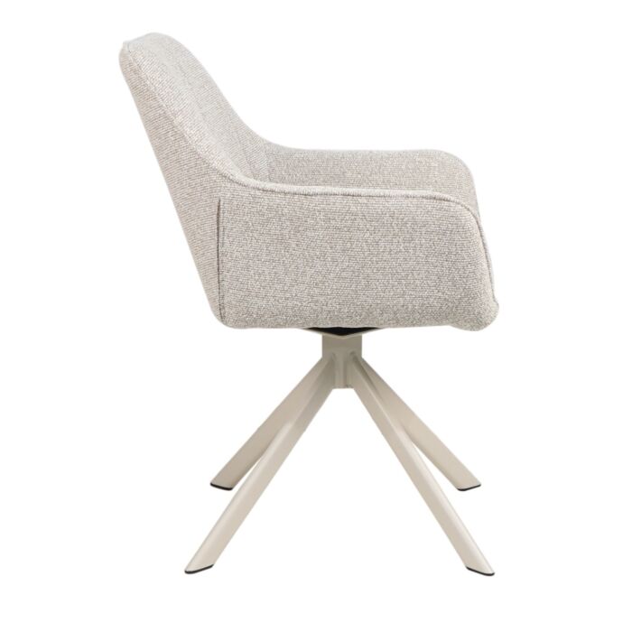 Eetkamerstoel Lisbon Beige Frame Taupe