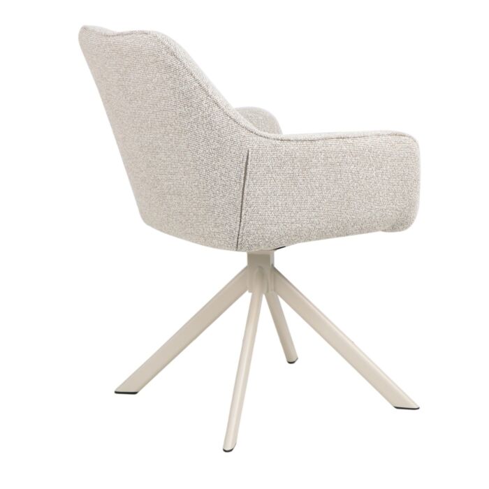 Eetkamerstoel Lisbon Beige Frame Taupe
