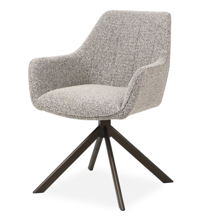 Eetkamerstoel Lisbon Bruin Frame Anodic Brown