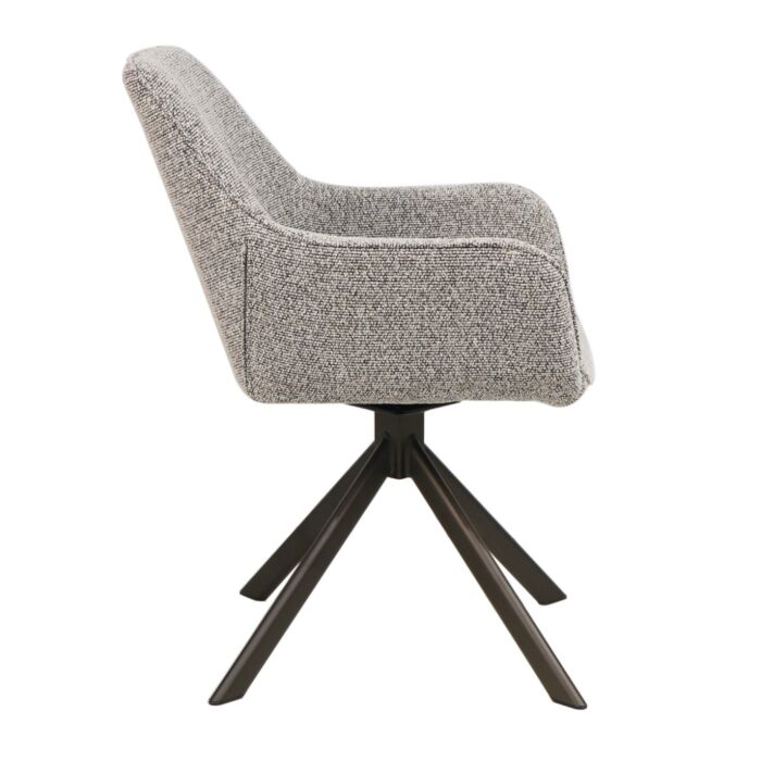 Eetkamerstoel Lisbon Bruin Frame Anodic Brown