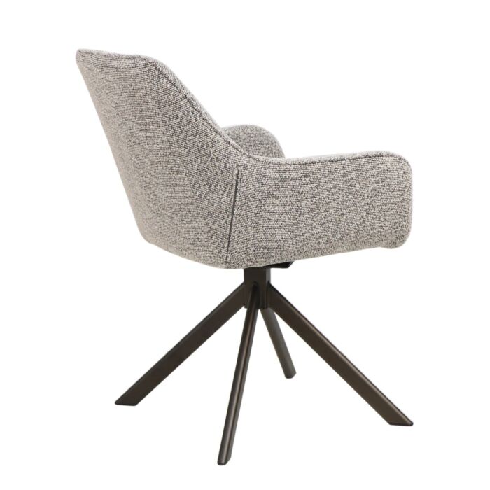 Eetkamerstoel Lisbon Bruin Frame Anodic Brown