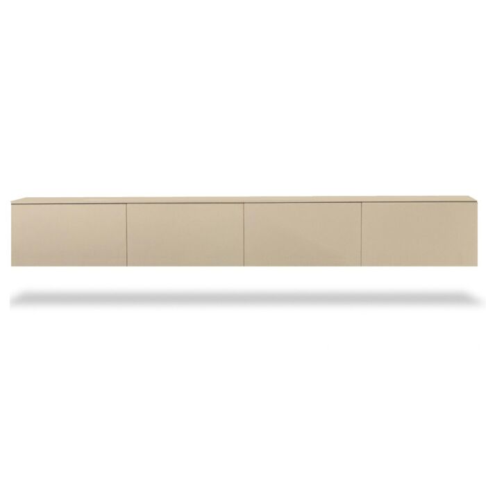 Zwevend TV-meubel Doryan Modern 240 Taupe