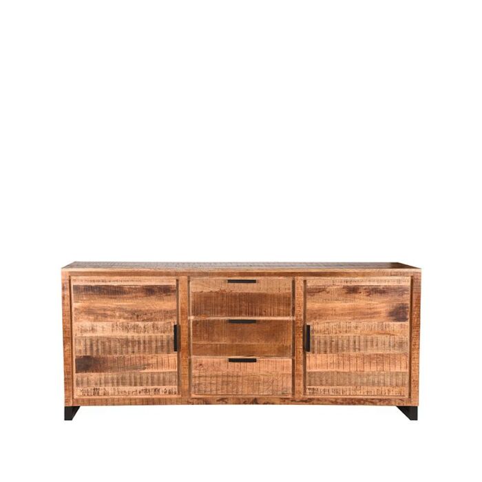 LABEL51 Dressoir Glasgow - Rough - Mangohout - 190 cm