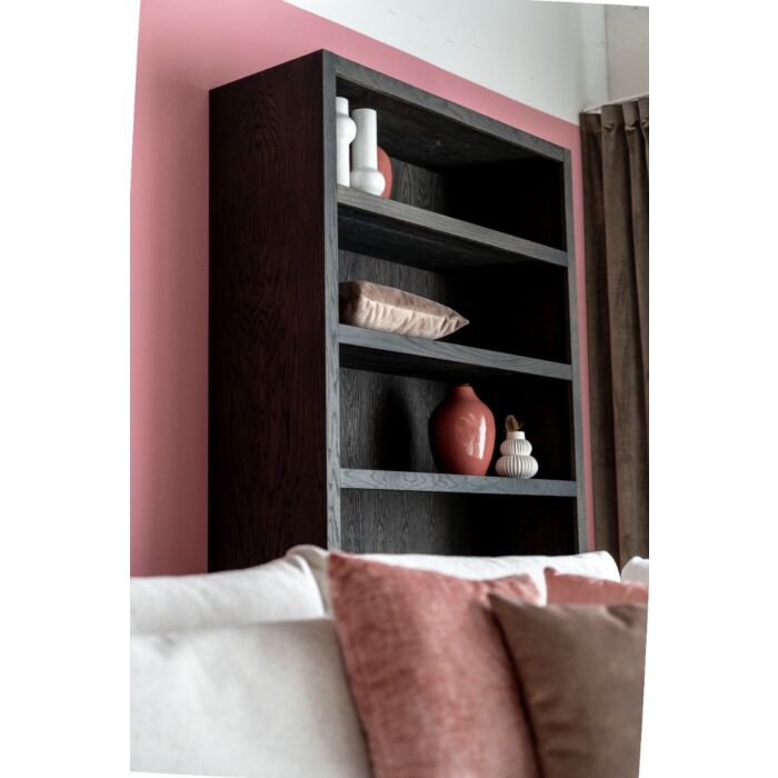 Boekenkast Diamond Castle 120cm 4 Vaks Eiken
