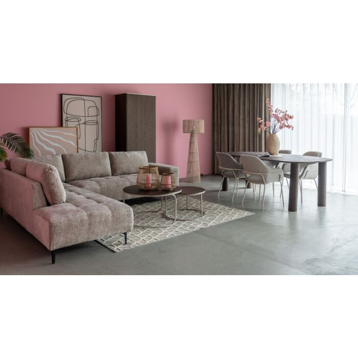 Eetkamerstoel Kado Licht Beige Poot Beige