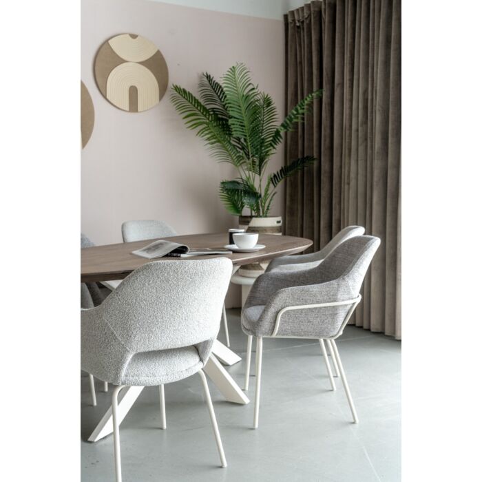 Eetkamerstoel Kado Créme Poot Beige