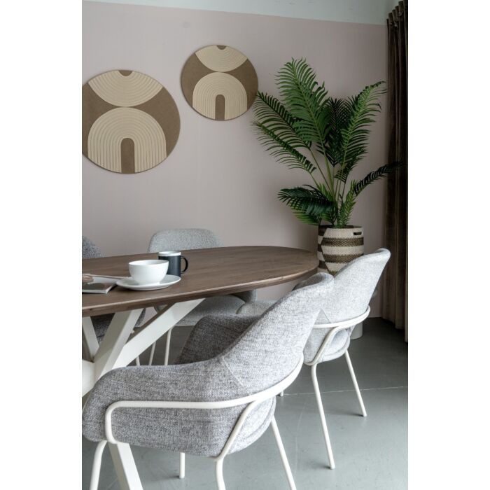 Eetkamerstoel Kado Beige Poot Beige