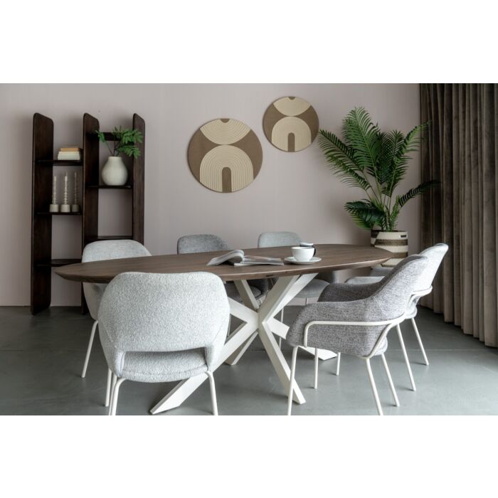 Eetkamerstoel Kado Beige Poot Beige