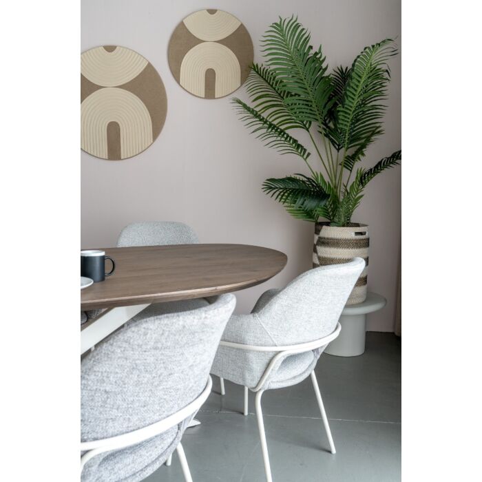 Eetkamerstoel Kado Créme Poot Beige