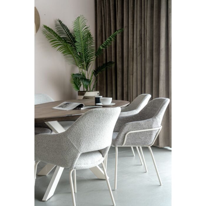 Eetkamerstoel Kado Créme Poot Beige