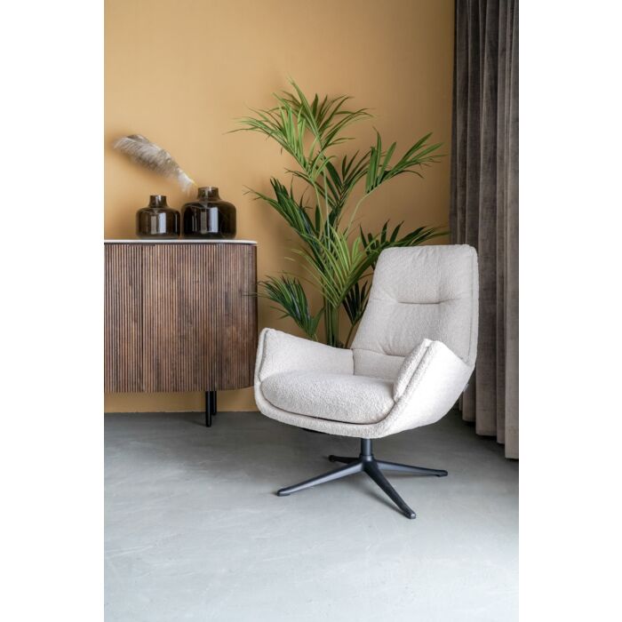 Draaifauteuil Rome Cream