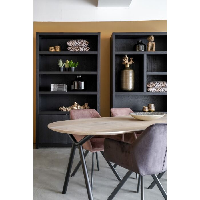 Boekenkastenset Van 4 Diamond 120cm Eiken