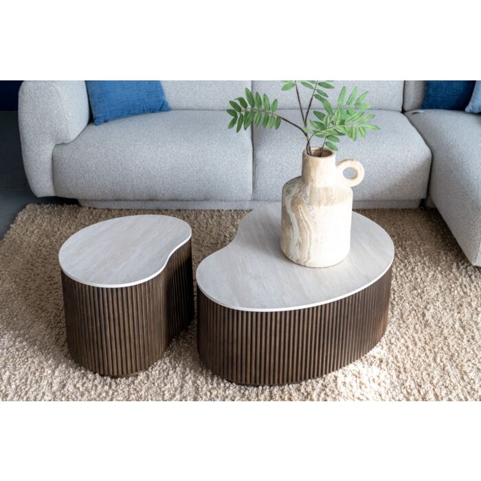 Organische Salontafel Set Yin Yang