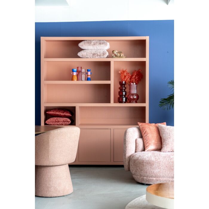 Boekenkast Diamond Rosso 180cm Eiken