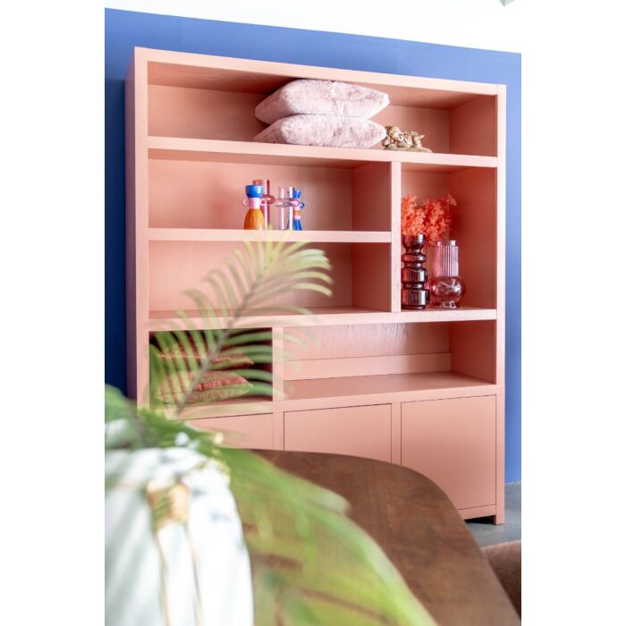 Boekenkast Diamond Rosso 180cm Eiken