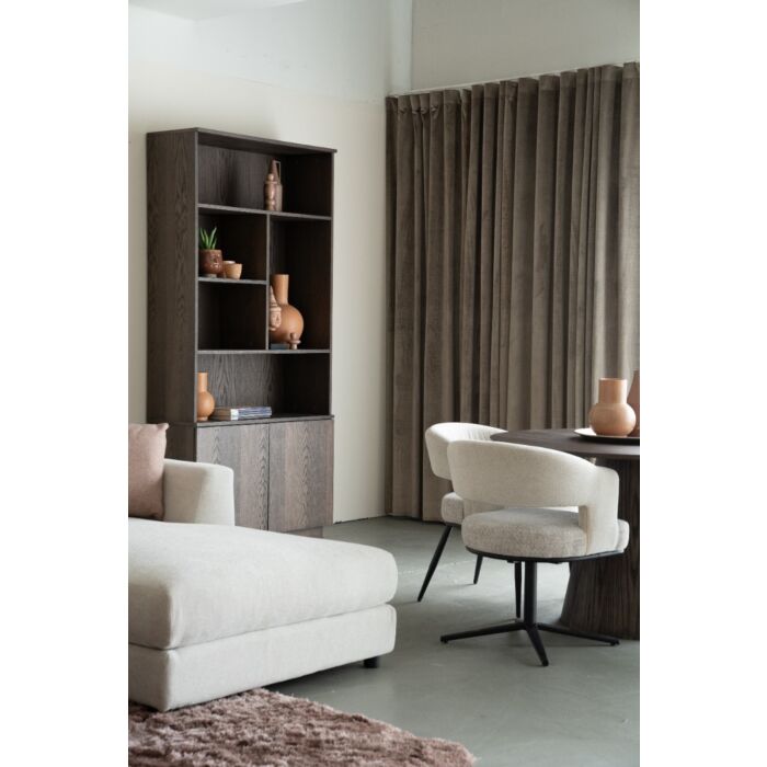 Boekenkast Eco Line New Brown 5 Vaks Links