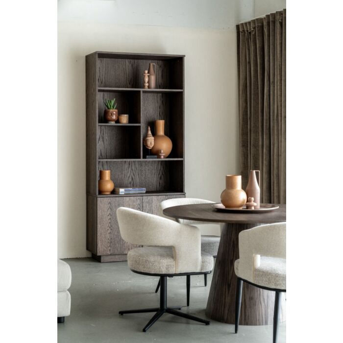 Boekenkast Eco Line New Brown 5 Vaks Links