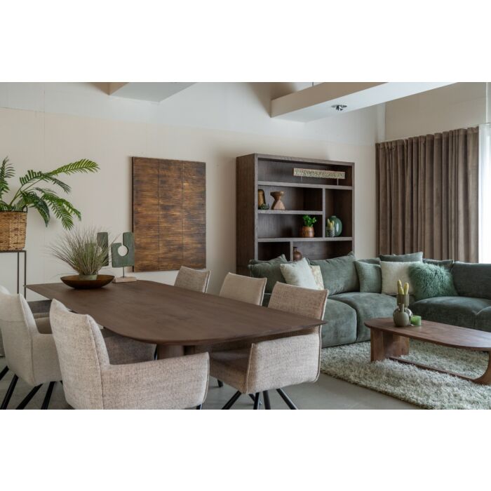 Boekenkast Diamond New Brown 180cm Eiken