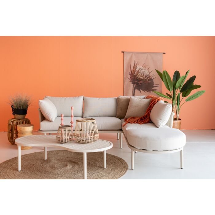 Tuin Loungebank Kiem Crème 