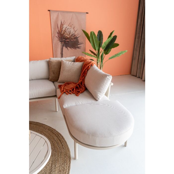 Tuin Loungebank Kiem Crème 