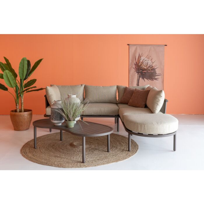 Tuin Loungebank Kiem Donkerbruin