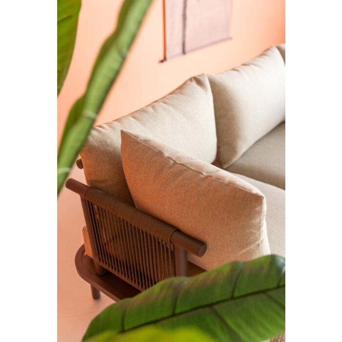 Tuin Loungebank Kiem Donkerbruin