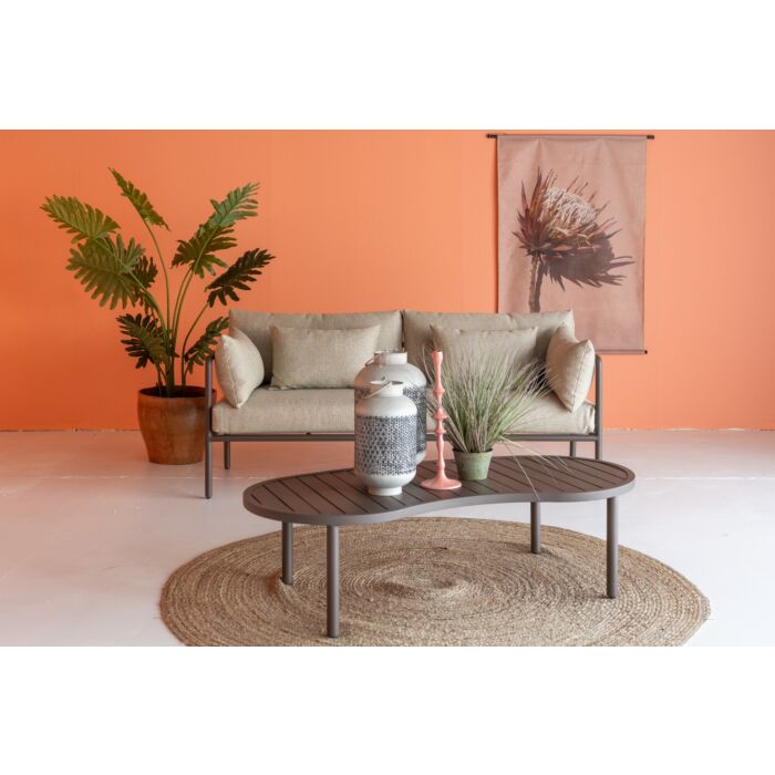 Tuinbank Carex 3-Zits Donkerbruin