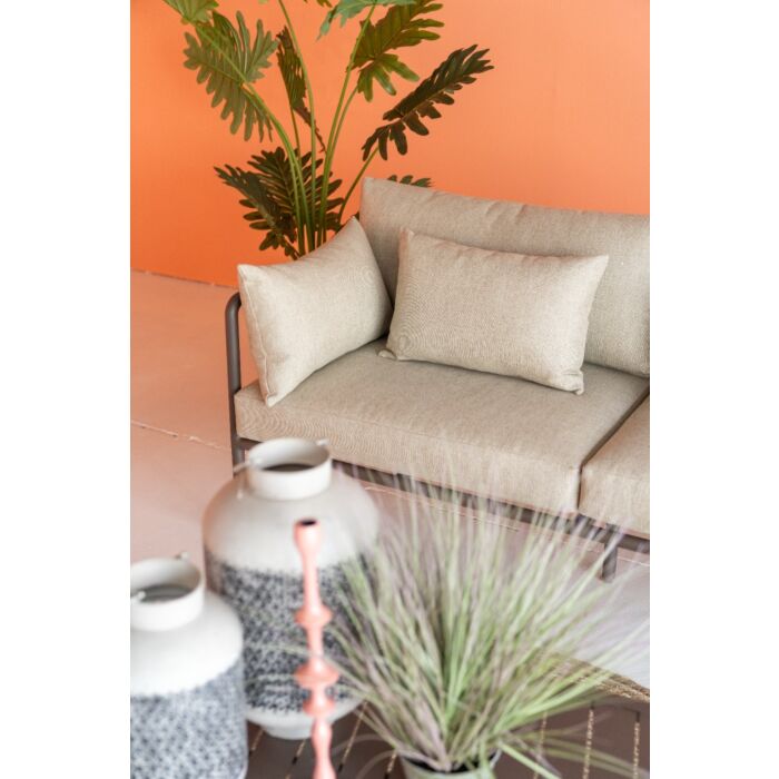 Tuinbank Carex 3-Zits Donkerbruin