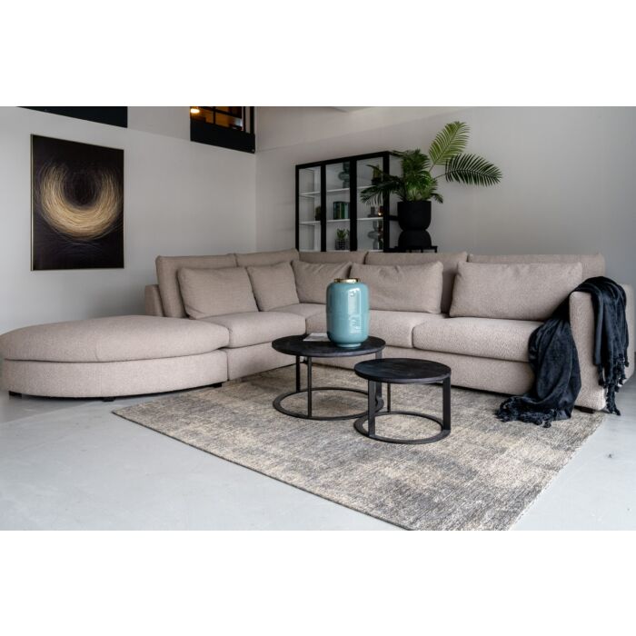 Salontafelset van 2 Locco Ø70 + Mango Sandblast Ø50cm