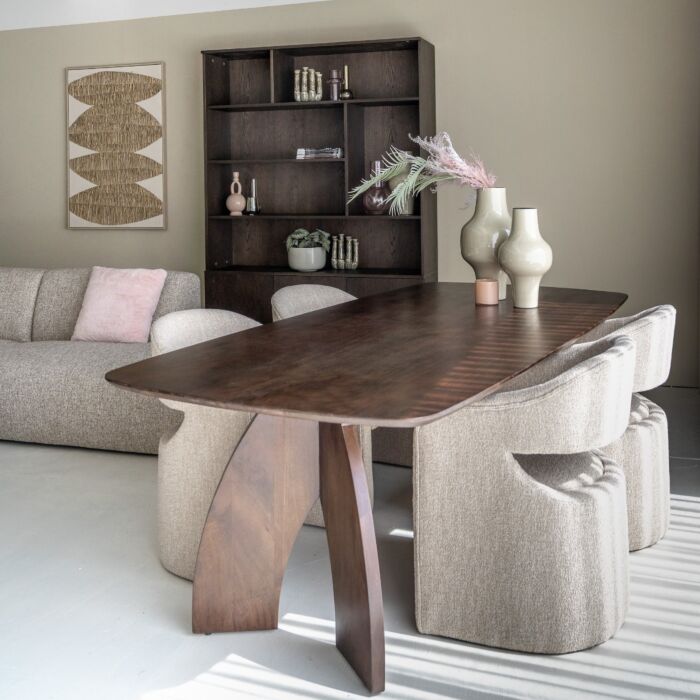 Eettafel Alfa Mangohout 240cm