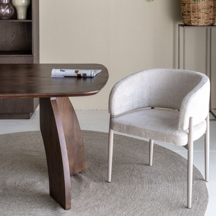 Eetkamerstoel Elena Beige Japandi