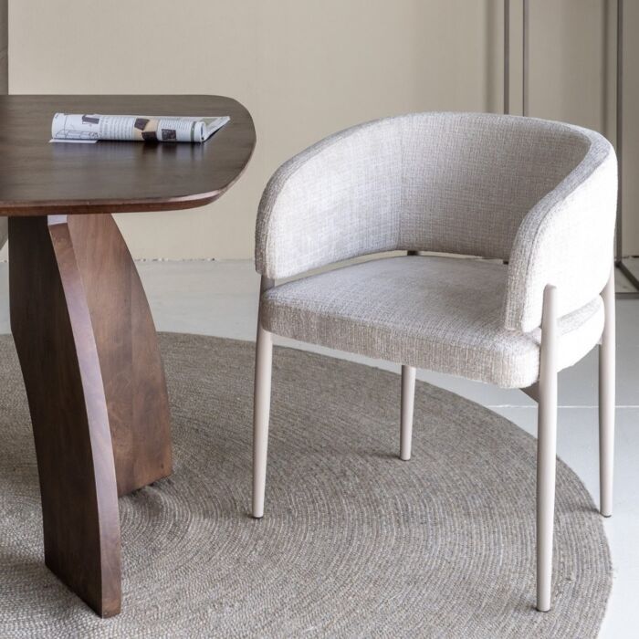 Eetkamerstoel Elena Beige Japandi