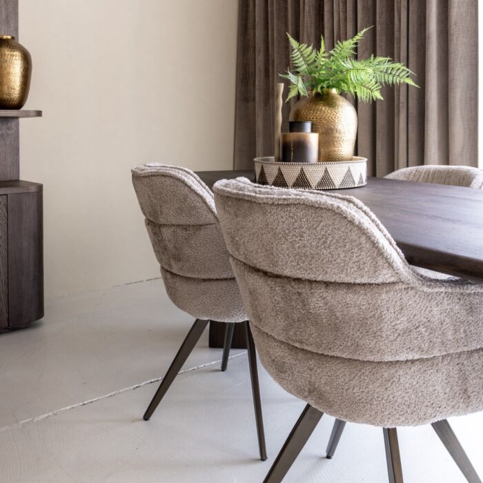 Draaibare Eetkamerstoel Raf Beige
