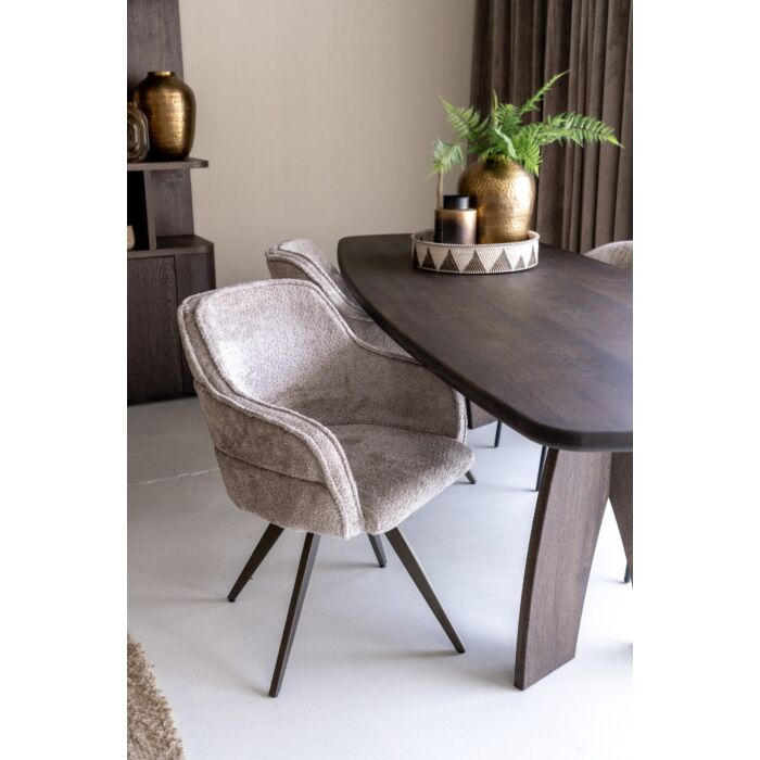 Draaibare Eetkamerstoel Raf Beige