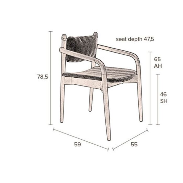 Dutchbone Fauteuil Torrance