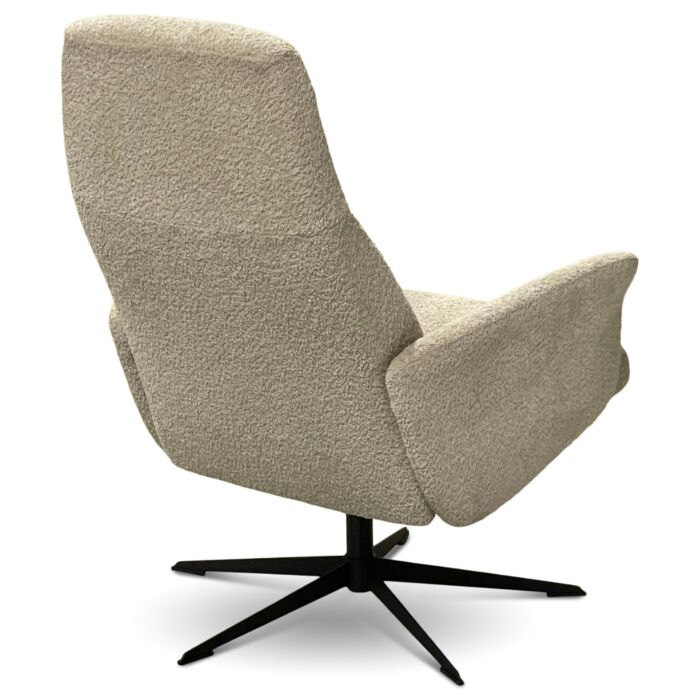 Fauteuil Rick Beige Bouclé