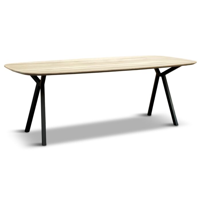 Eikenhouten Eettafel Rinske Edge Poot