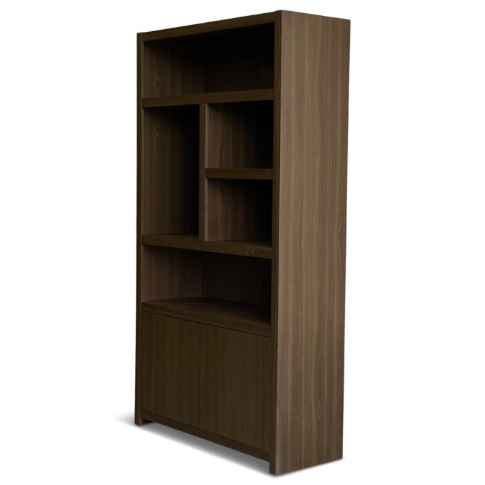Diamond Boekenkast 120cm 5 Vaks Links Bruin Eiken