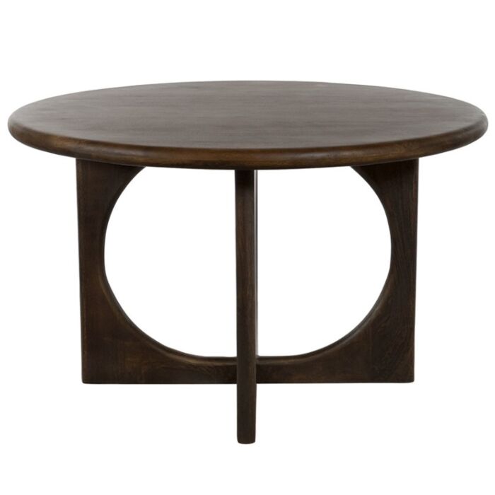 Eetkamertafel Zahra Walnoot Mangohout ø130 