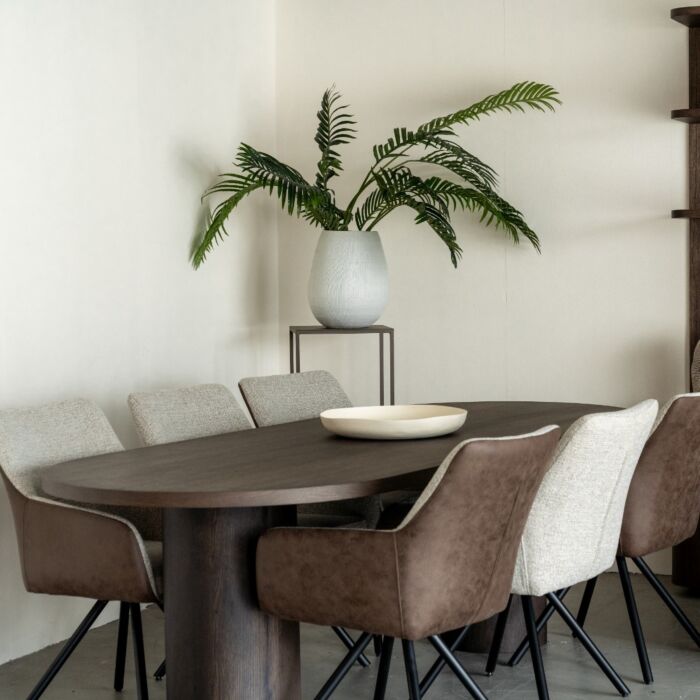 Eettafel Paperclip New Brown