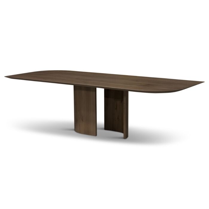 Eiken Eettafel Sandy met Houten S Poot