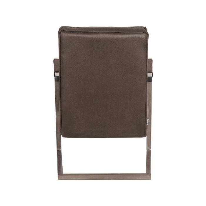 LABEL51 Fauteuil Jim - Antraciet - Microfiber