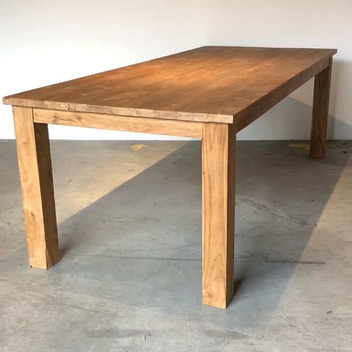 Teak Tafel Kasar oud teakhout