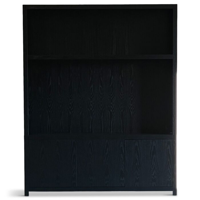 Tv-Wandkast Diamond Zwart Breed 180cm Eiken