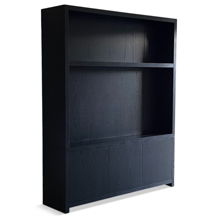 Tv-Wandkast Diamond Zwart Breed 180cm Eiken