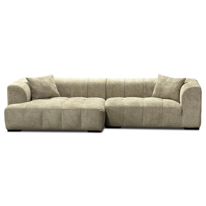 Hoekbank Maya Beige Bouclé