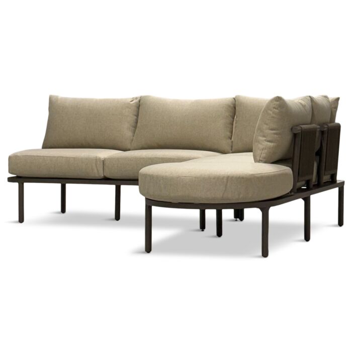 Tuin Loungebank Kiem Donkerbruin